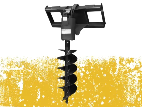 Heavy Duty Auger Excavating Digging Skid Steer Attachment