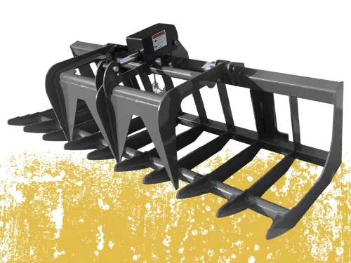 Root Grapple for Compact Tractor & Skid Loader | Lackender by ECS Compact Tractor & Skid Steer Root Grapple