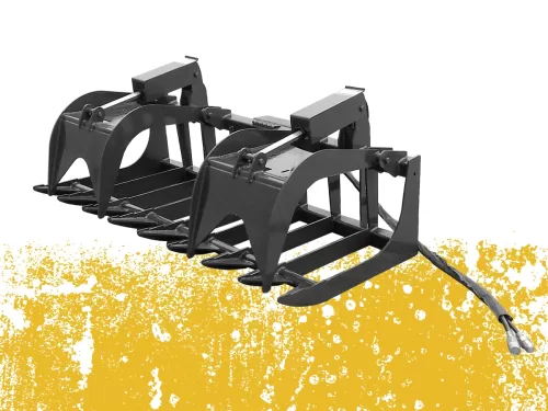 Lackender by ECS Standard Duty Root Grapple Skid Steer Attachment